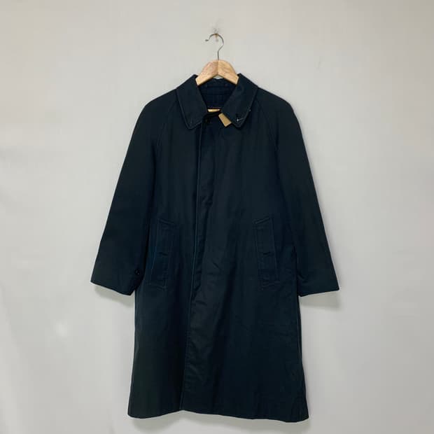 버버리 빈티지 네이비 트렌치 롱 코트