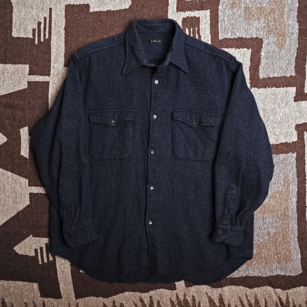 코모리 울 캐시미어 CPO셔츠 2사이즈 (추천 55-66)