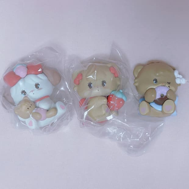 미코캐릭터즈 스와라세타이 딸기가득 냠냠파티 미니피규어 라떼 수플레 가챠