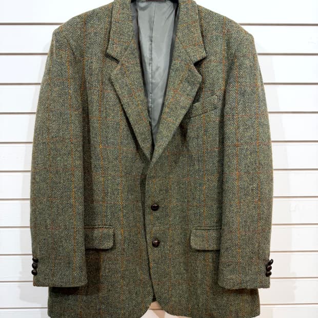 POWER 울 자켓 (Fabric by HARRIS TWEED)
