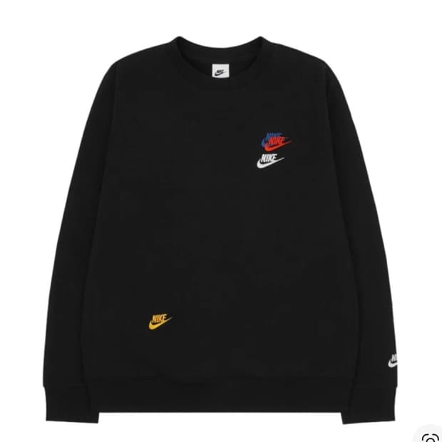 XL) 나이키 NSW 멀티로고 맨투맨 티셔츠 맨투맨티 스웻셔츠