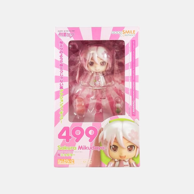 하츠네 미쿠 넨도로이드 499 사쿠라 미쿠다요 고전 피규어