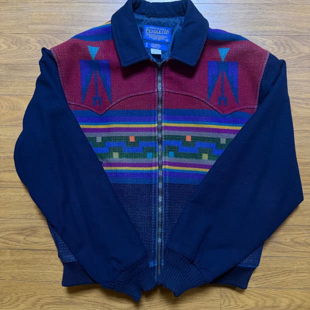 80s 펜들턴 나바호 자켓 M