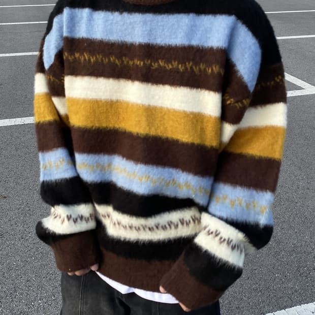 Otherfit 에스닉 니트 / 남성 니트/ 여성 니트 