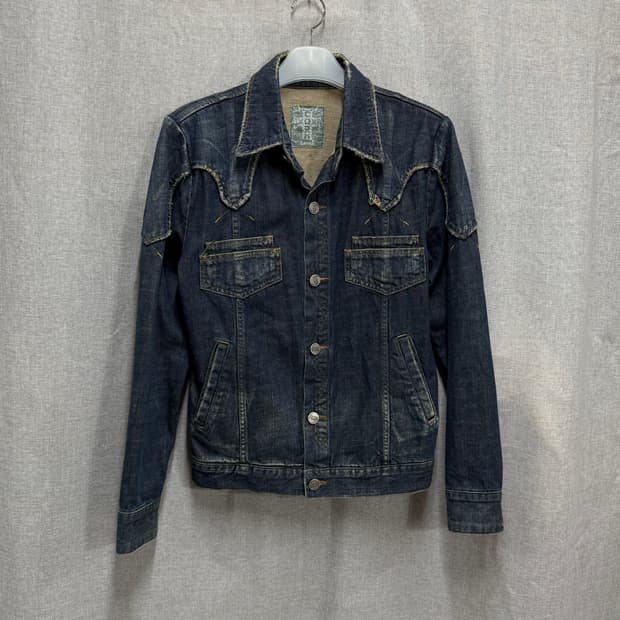 [XL] CORN 웨스턴 아카이브 데님 빈티지 청자켓