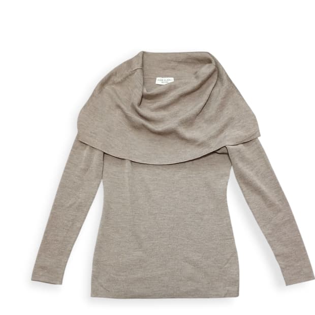 앤클라인 모 100% 숄더 니트 