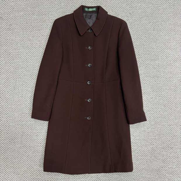 뉴요커 클래식 울 코트 v1188