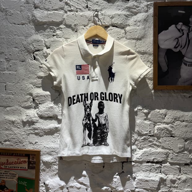 폴로 USA 성조기 치프키프 커스텀 반팔 카라티셔츠