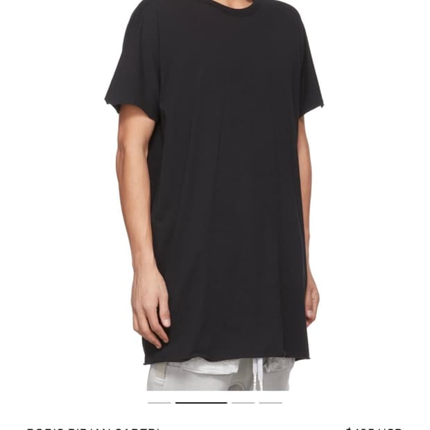 Boris Bidjan Saberi 가먼트 다잉 티 