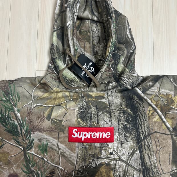 슈프림 박스 로고 후드 리얼트리 xl