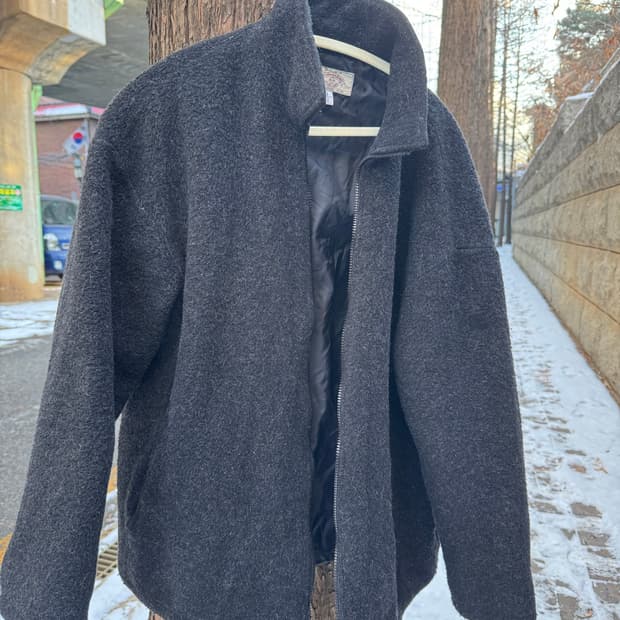 90s 아르마니 진스 후리스 자켓