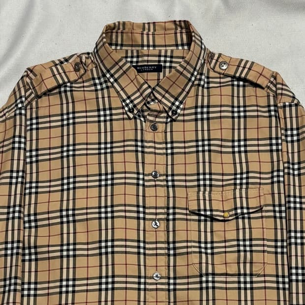 XL 버버리 노바체크 셔츠