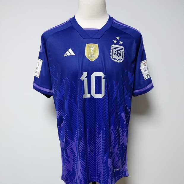 아르헨티나 메시 2022 월드컵 어웨이 유니폼(2XL)