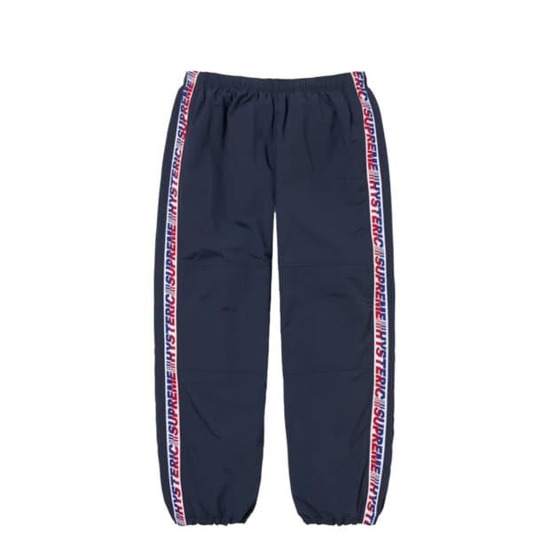 슈프림 히스테릭글래머 트랙팬츠 네이비