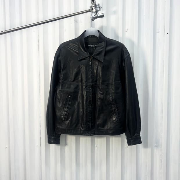 90s) YSL pour homme lambskin
