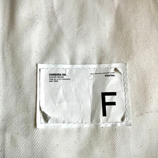 비즈빔 visvim 코듀라 20L 백팩 가방