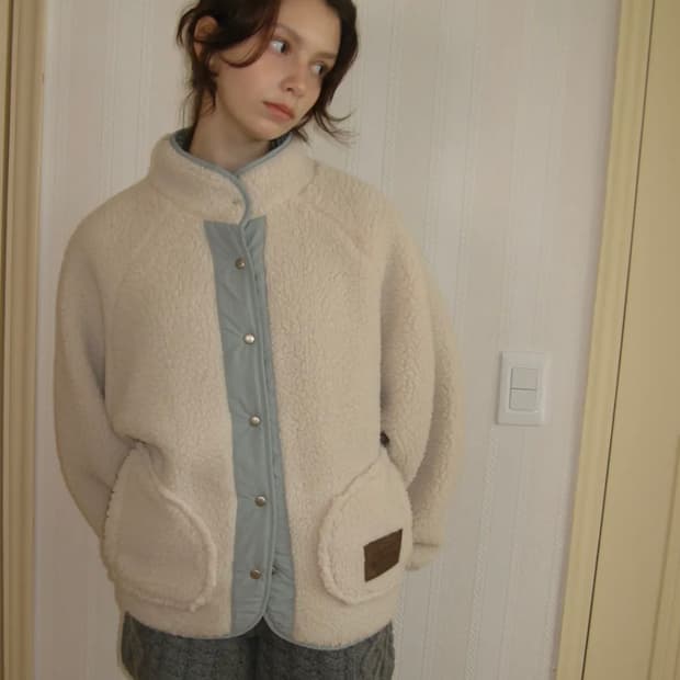 썸웨어버터 플리스 점퍼