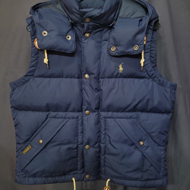 RALPH LAUREN 랄프로렌 다운 후드 패딩 베스트