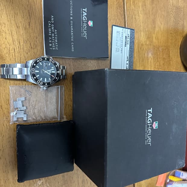 태그호이어 구형아쿠아레이서 waj2110