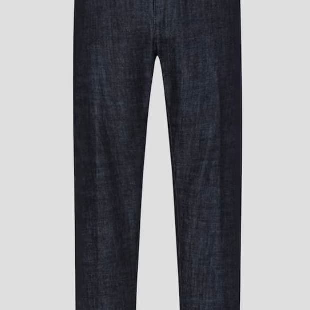 슬로웨어 테이퍼드핏 생지 데님 팬츠 34