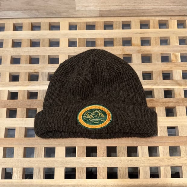 빈티지 웨스턴 브라운 비니