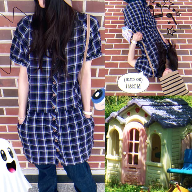 코세st 청보라 빈티지소녀 코디세트 2pcs