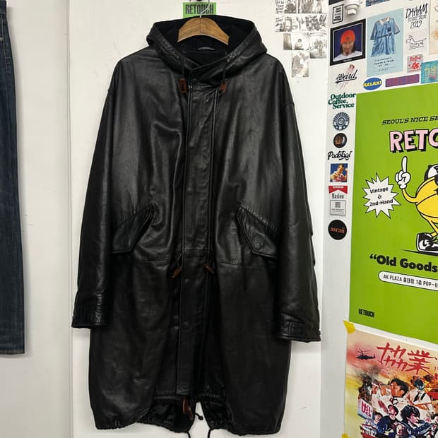 이태리산 양가죽 M-51 피쉬테일 파카