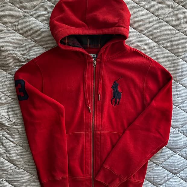 폴로 랄프로렌 빅포니 후드집업 L