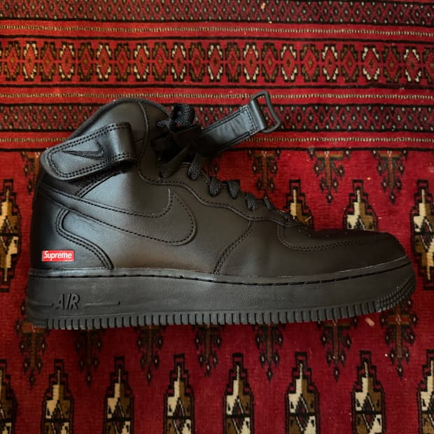 나이키 슈프림 블랙 