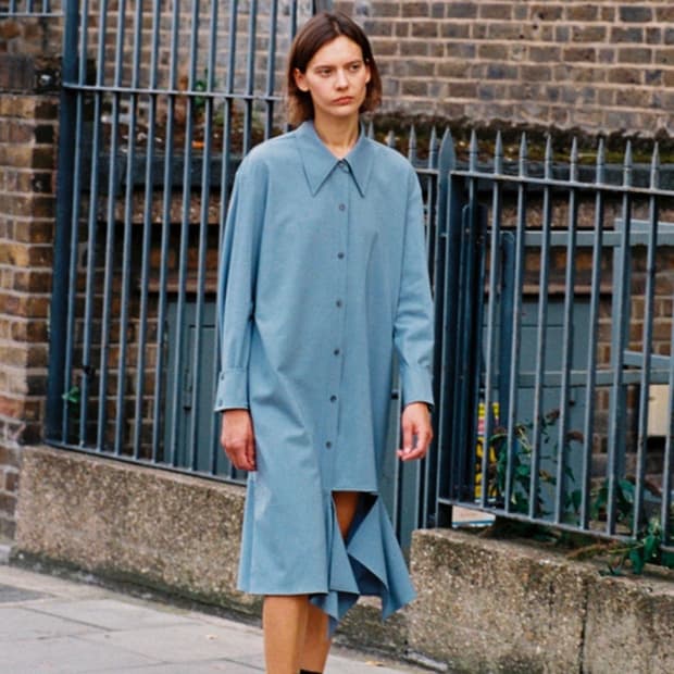 [로우클래식x프론트로우]언발 롱 원피스