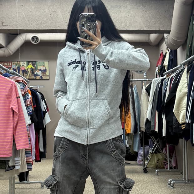 아베크롬비 스펠로고 후드집업 S163