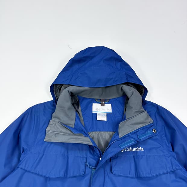 컬럼비아 옴닉테크 풀오버 블루 바람막이 자켓 (M)