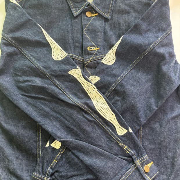 캐피탈 KAPITAL 11.5온즈 멕시칸 본 데님자켓 44