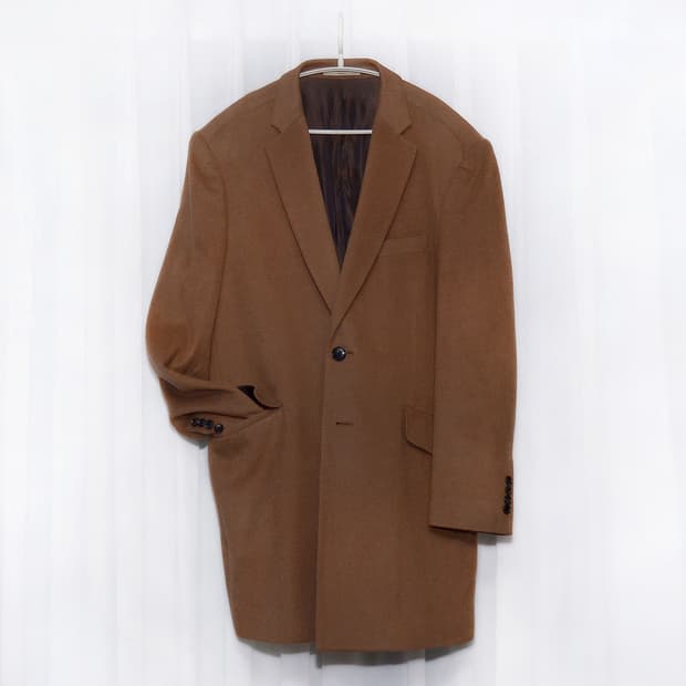 트루젠 캐시미어 핸드메이드 클래식 싱글 코트 자켓 (105)