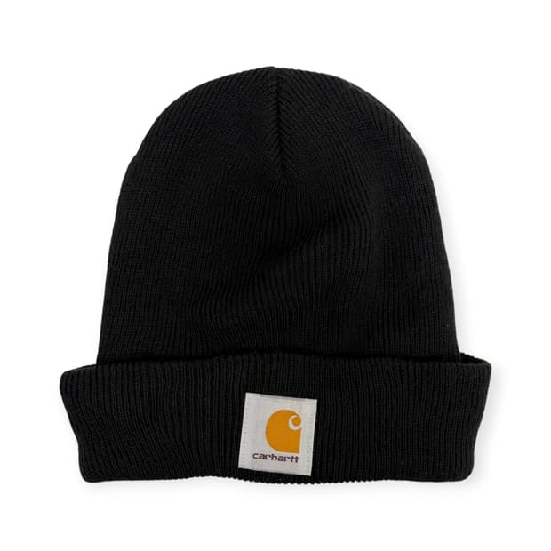 칼하트 로고 비니 모자