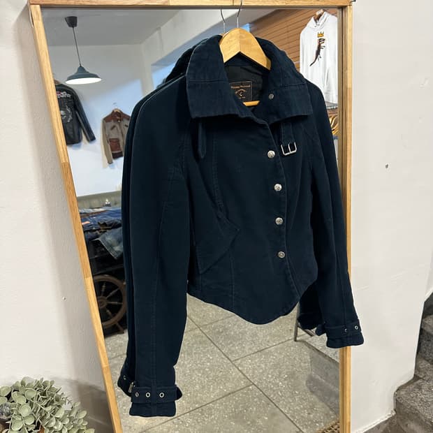 00s 앵글로마니아 코튼 바이커자켓