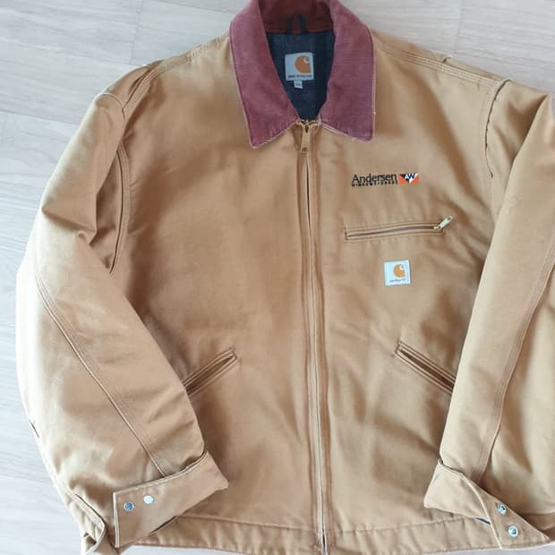 칼하트 디트로이트 j001 자켓 베이지 색상 2XL