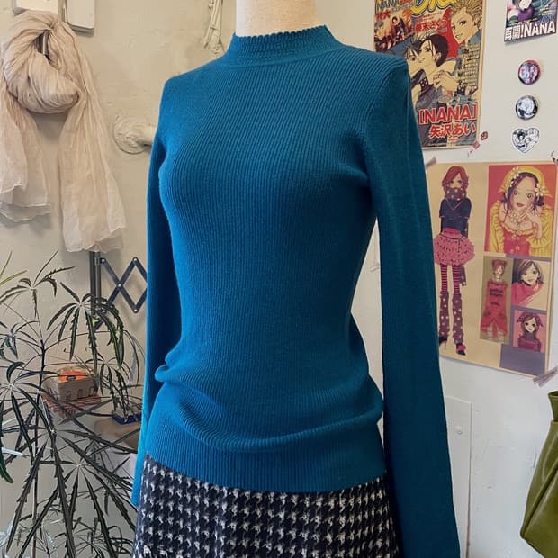 하이라운드넥 니트 [무배]