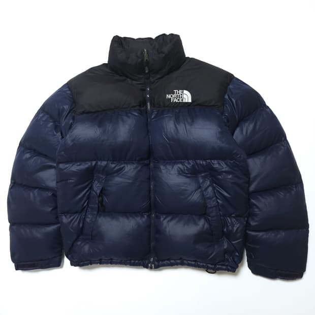 노스페이스 700 눕시 구스다운 패딩 자켓 네이비