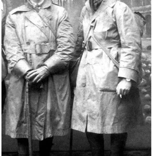 WW1 22oz 밀리터리 헤비 트렌치 코트 베이지 