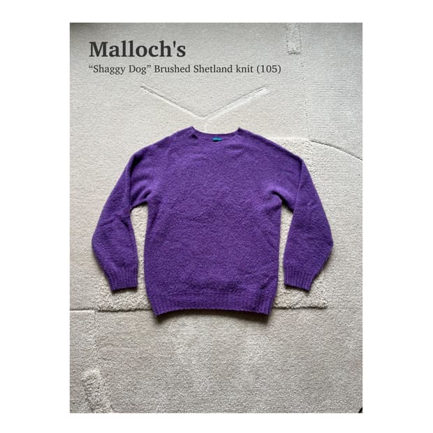 Malloch’s 쉐기독 셰틀랜드 니트 (105)