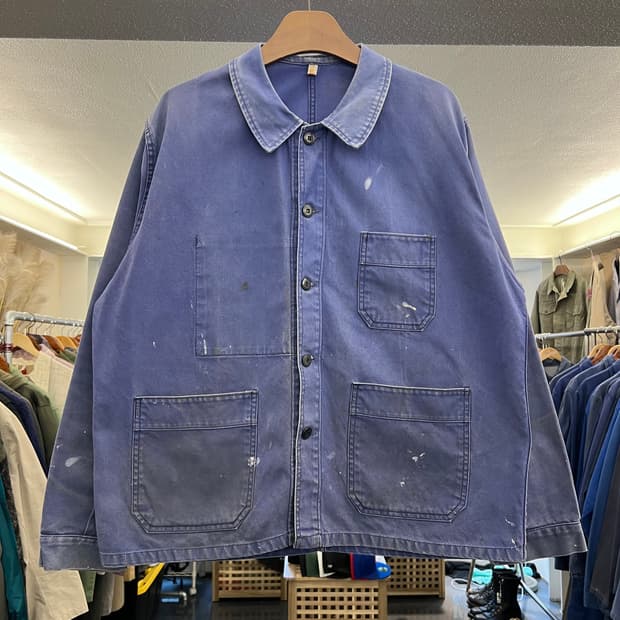 HARD FADED VINTAGE WASHING 빈티지프렌치워크자켓