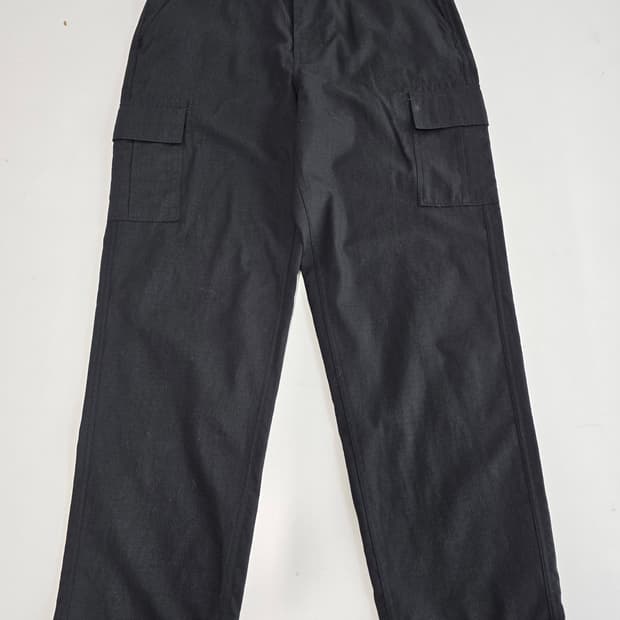 크리틱 우븐 카코 팬츠 블랙 L