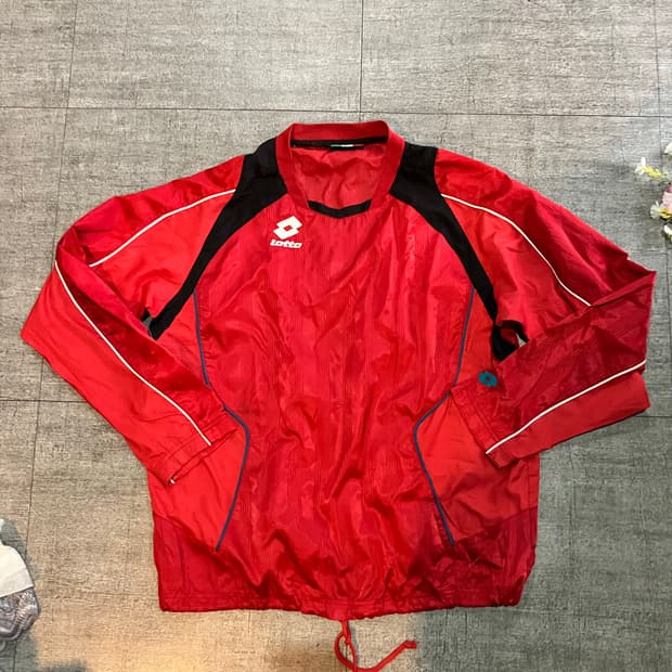 일본빈티지 Lotto 올드스쿨스트릿 윈드스토퍼 웜업 스웻셔츠