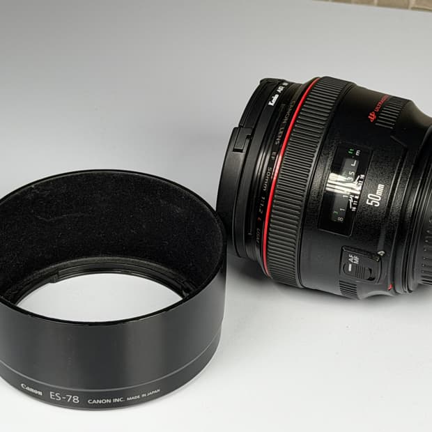 캐논 EF 50mm F1.2 L USM 렌즈, 오이만두 UF 시리얼