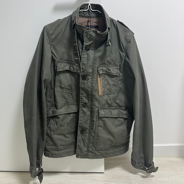 빈티지 카키 유틸리티 워싱 자켓 야상 vintage jacket