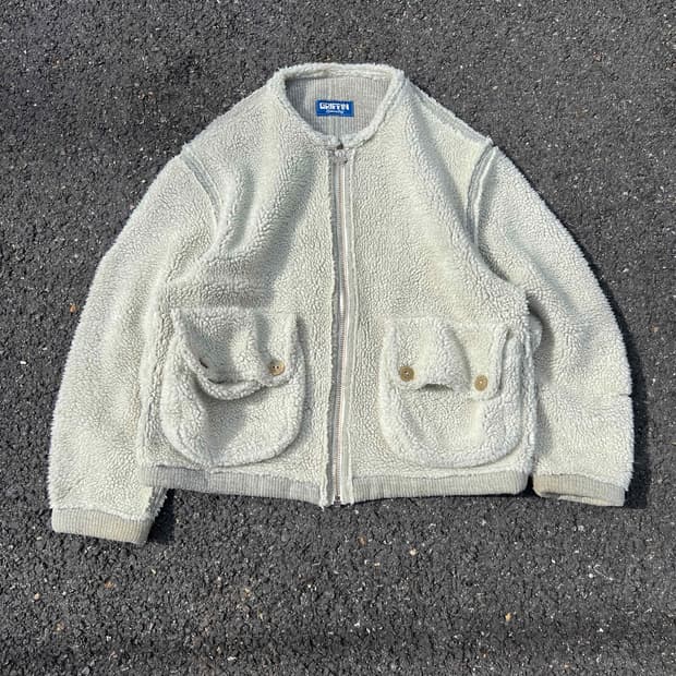 90s 그리핀 후리스 봄버