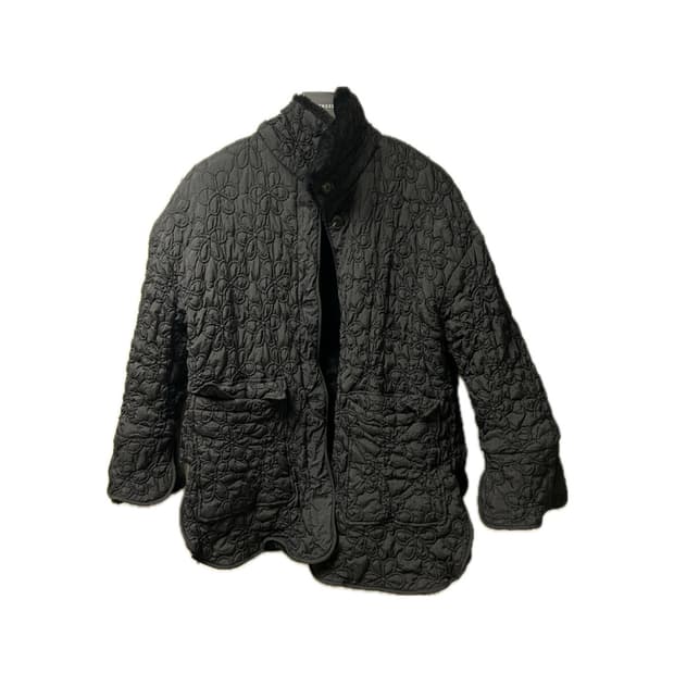 아야즈 빈티지 퍼자켓 자수꽃자켓