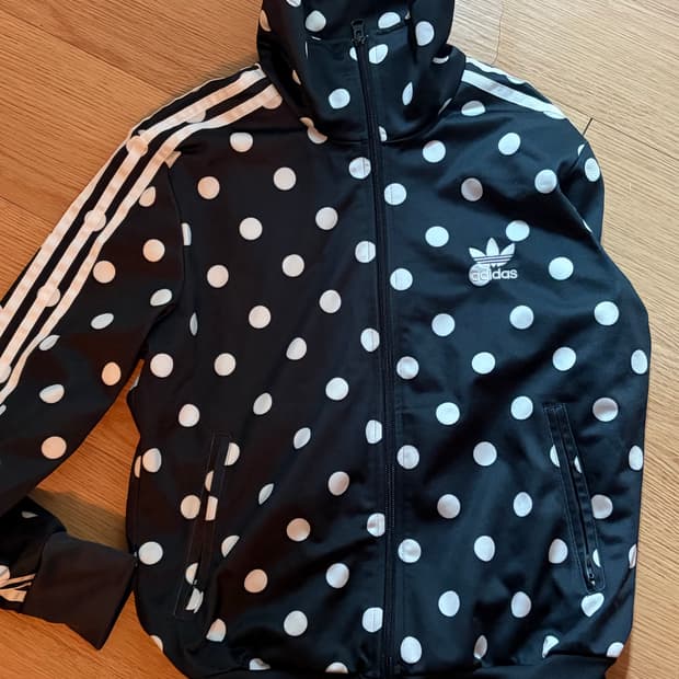 아디다스 도트 땡땡이 져지 100 트랙탑 자켓 나우아임영