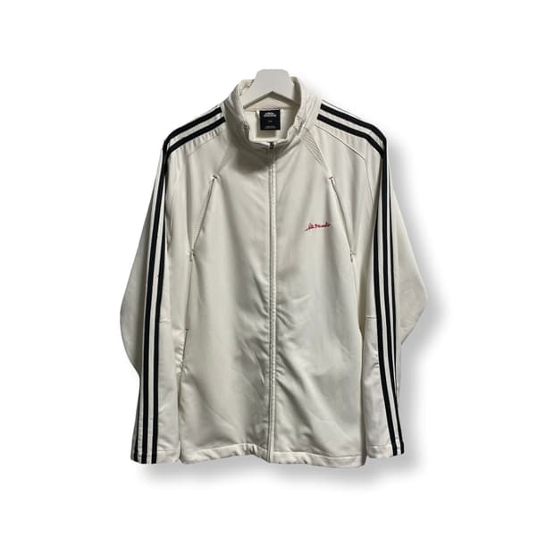 [L] 아디다스 00s 빈티지 화이트져지